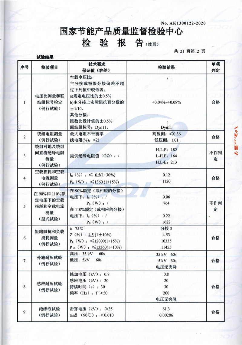 高低压试验报告-S11-1250宁阳宁阳宁阳油浸式变压器-2.jpg